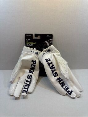Size XXL Nike Penn State Nittany Lions PE Superbad 6.0 Football Gloves